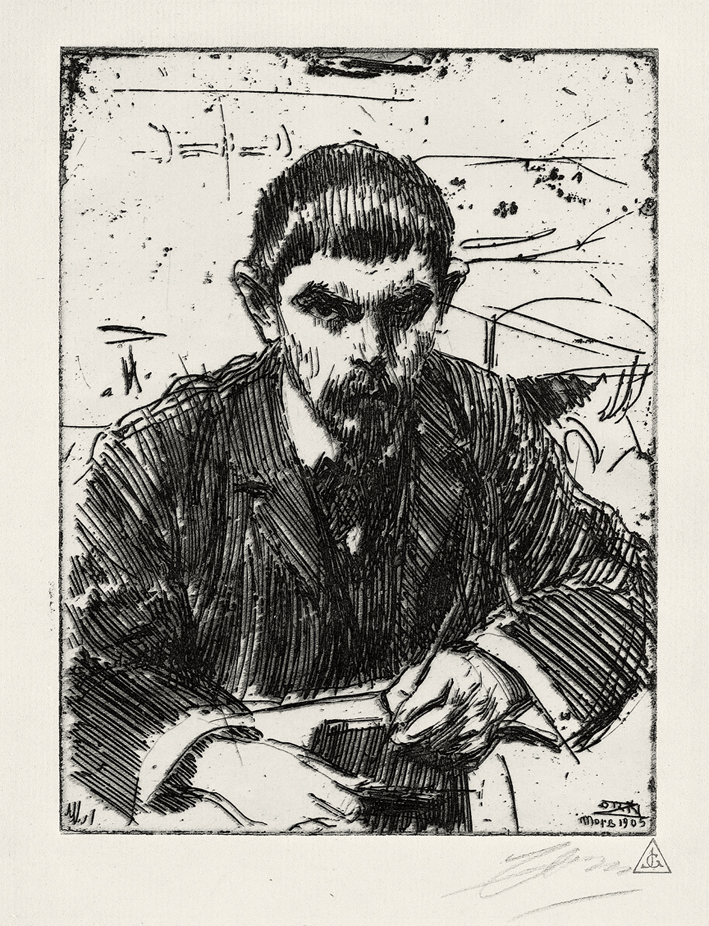  安德斯·莱奥纳德·佐恩 Anders Leonard Zorn —— 佐恩(素描) (64)